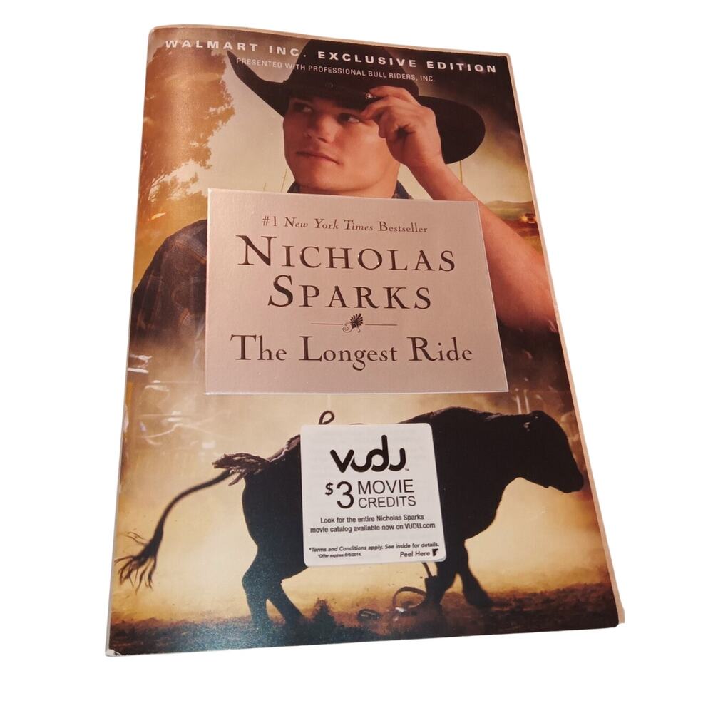 Nicholas Sparks "The Longest Ride" Paperback Book